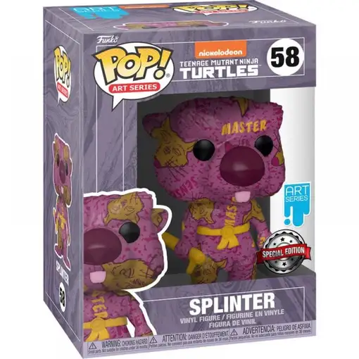 Figura Funko Pop! Nickelodeon Comic Teenage Mutant Tortugas Ninja Splinter Modelo