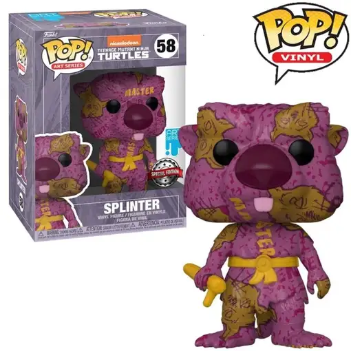Figura Funko Pop! Nickelodeon Comic Teenage Mutant Tortugas Ninja Splinter Modelo