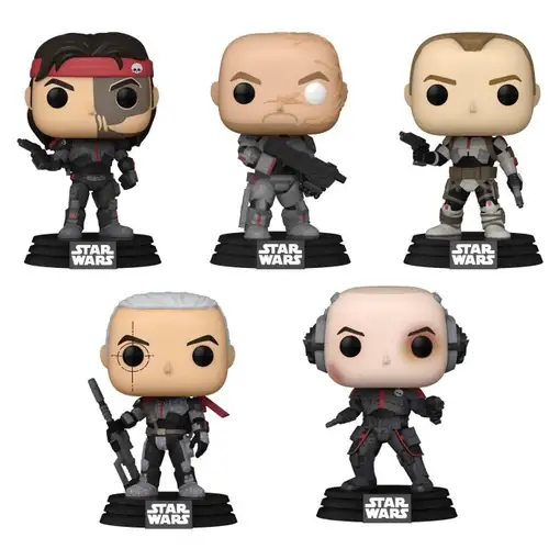 Figura Funko Pop! Star Wars Hunter | Wrecker | Tech | Crossair | Echo (The Bad B Figura Funko Pop! Star Wars Hunter | Wrecker | Tech | Crossair | Echo (The Bad B