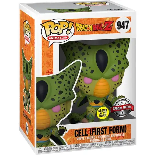 Figura Funko Pop! Bola de Dragón Z Cell Primera Forma Modelo 947 | 55641 Edición