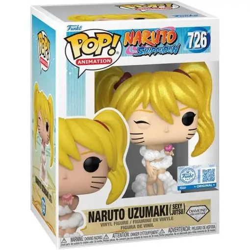 Figura Funko Pop! Animación Naruto Shippuden Diamond Naruto Uzumaki Baño Jutsu Mo