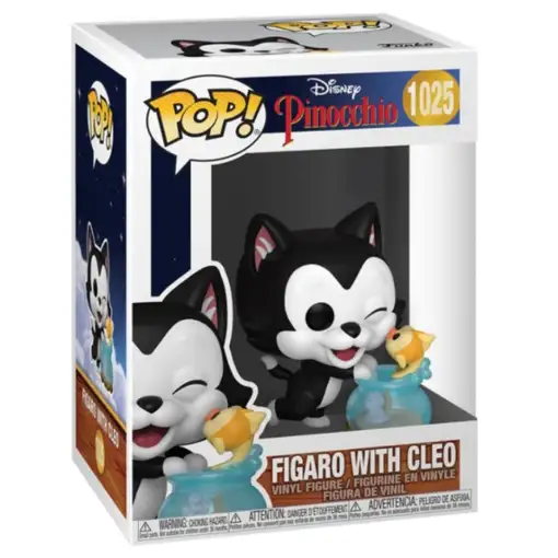 Figura Funko Pop! Disney Pinocho Fígaro con Cleo (Pinocchio) Modelo 1025 | 51540