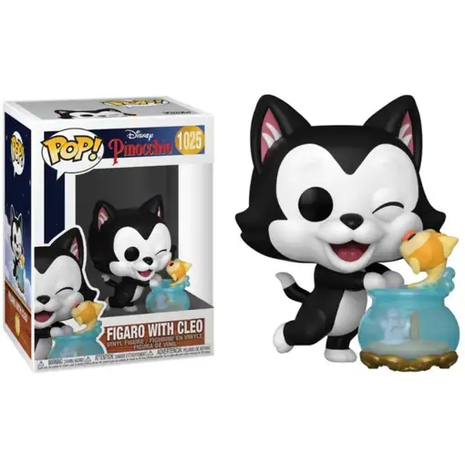 Figura Funko Pop! Disney Pinocho Fígaro con Cleo (Pinocchio) Modelo 1025 | 51540