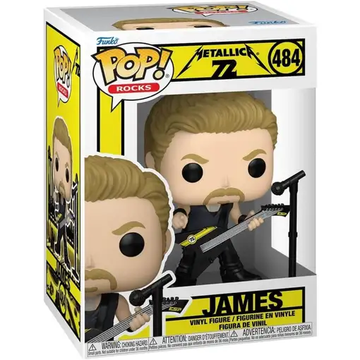 Figura Funko Pop! Rocks Metallica 72 James Modelo 484 | 87079