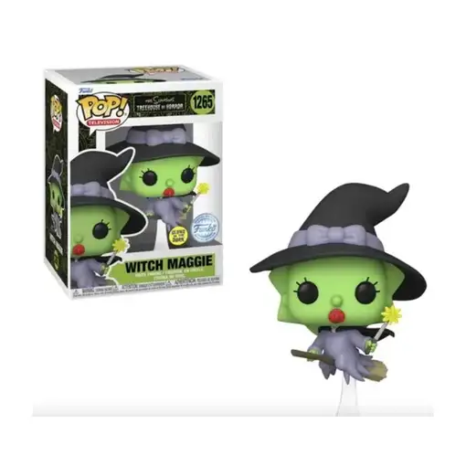 Figura Funko Pop! Televisión Los Simpsons Maggie Bruja 1265 | 66342 Edición Espec