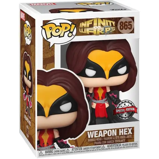 Figura Funko Pop! Marvel Infinity Warps Weapon Hex Modelo 865 | 54622 Edición Es