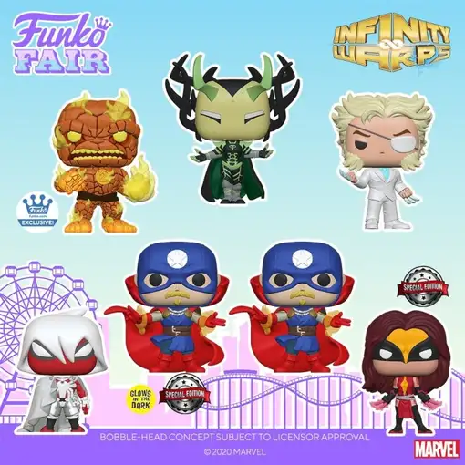 Figura Funko Pop! Marvel Infinity Warps Weapon Hex Modelo 865 | 54622 Edición Es