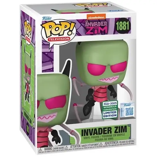 Figura Funko Pop! Televisión Nickelodeon Invader Zim Modelo 1881 | 85291 Edición