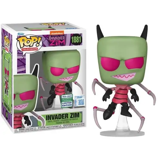 Figura Funko Pop! Televisión Nickelodeon Invader Zim Modelo 1881 | 85291 Edición