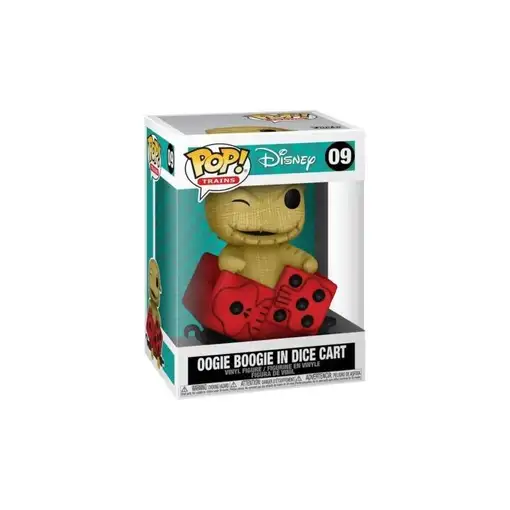 Figura Funko Pop! Tren Disney Pesadilla antes de Navidad Oogie Boogie en carro de