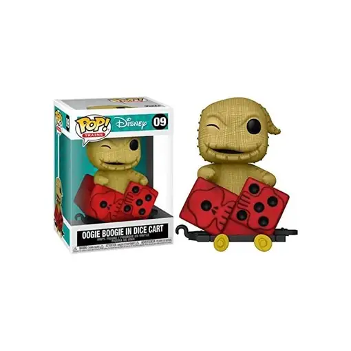Figura Funko Pop! Tren Disney Pesadilla antes de Navidad Oogie Boogie en carro de