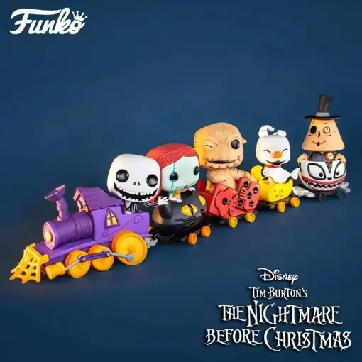 Figura Funko Pop! Tren Disney Pesadilla antes de Navidad Oogie Boogie en carro de