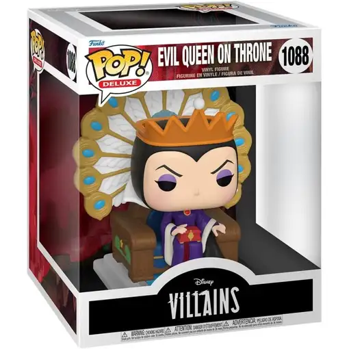 Figura Funko Pop! Deluxe Disney Villanas Reina Malvada en el trono Modelo 1088 |
