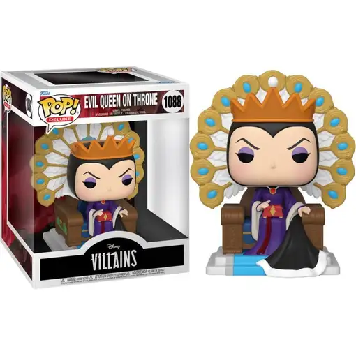 Figura Funko Pop! Deluxe Disney Villanas Reina Malvada en el trono Modelo 1088 |