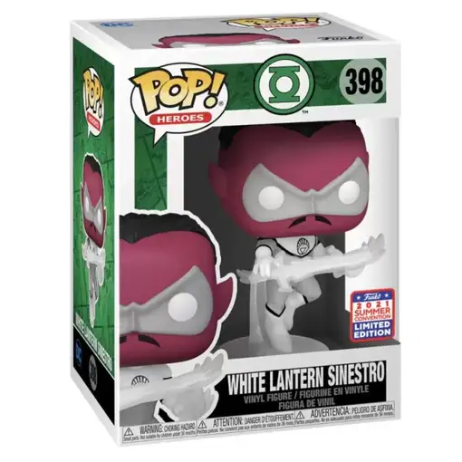 Figura Funko Pop! DC Súper Héroes White Lantern Sinestro Modelo 398 | 56966 Edici