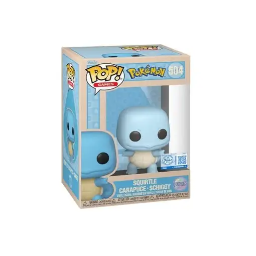 Figura Funko Pop! Juegos Pokemon Squirtle Modelo 504 | 87875 | Edición Especial
