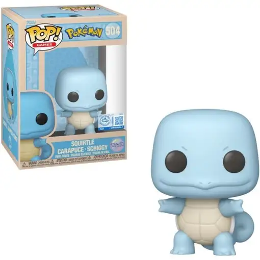 Figura Funko Pop! Juegos Pokemon Squirtle Modelo 504 | 87875 | Edición Especial
