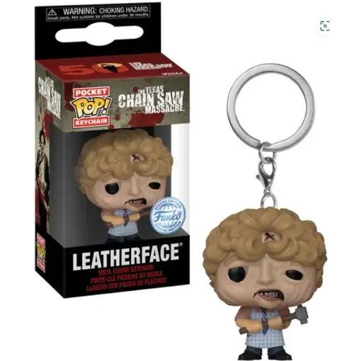 Llavero Funko Pop! La Matanza de Texas Cara de Cuero Modelo 82855 Edición Especia