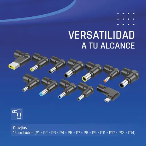 iggual Cargador Universal Automático CUA-C-12T-90W