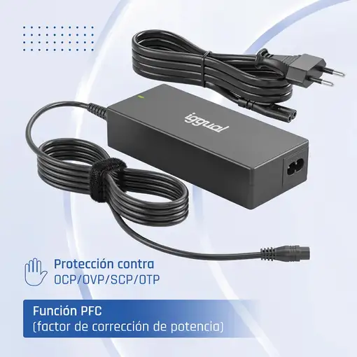 iggual Cargador Universal Automático CUA-C-12T-90W