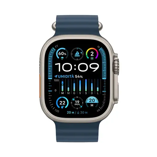 Apple Watch Ultra 2 OLED 49 mm Digital 410 x 502 Pixeles Pantalla táctil 4G Titani