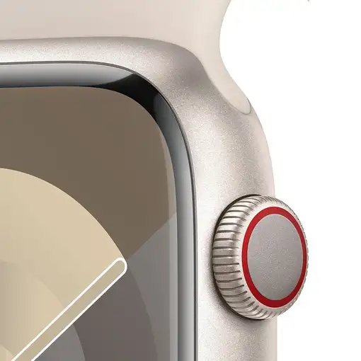 Apple Watch Series 9 45 mm Digital 396 x 484 Pixeles Pantalla táctil 4G Beige Wifi