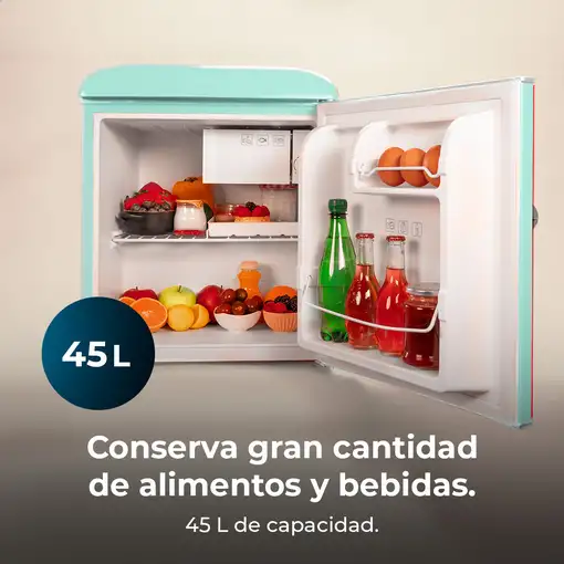 Cecotec Bolero CoolMarket TT Origin 45 nevera combi Independiente 45 L Verde