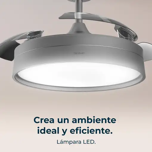Cecotec Ventilador de Techo EnergySilence Aero 4200 Invisible Steel