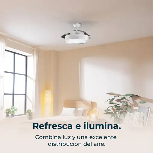 Cecotec Ventilador de Techo EnergySilence Aero 4200 Invisible Blanco