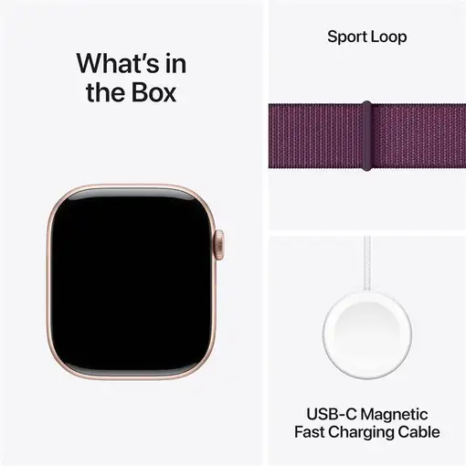 Apple Watch Series 10 OLED 46 mm Digital 416 x 496 Pixeles Pantalla táctil 4G Oro