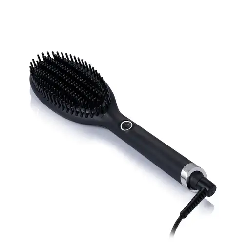 Cepillo de pelo alisador negro, Glide Gift Set Iced Luxe GHD