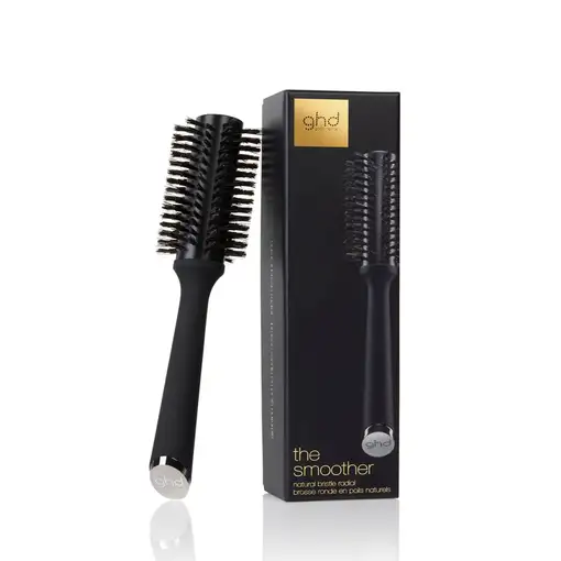 Cepillo de pelo redondo, cerdas naturales, talla 2, 35mm, The Smoother GHD