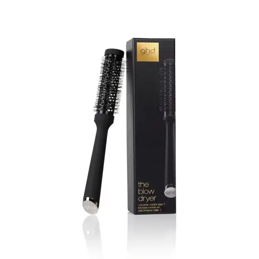 Cepillo de pelo redondo, cerdas naturales, talla 1, 25mm, The Blow Dryer GHD Cepillo de pelo redondo, cerdas naturales, talla 1, 25mm, The Blow Dryer GHD