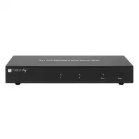 Techly IDATA DP-KVM2 interruptor KVM Negro