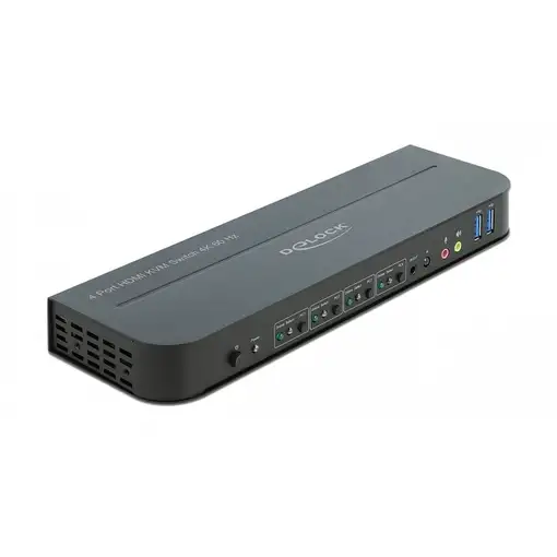 DeLOCK Conmutador HDMI KVM 4K 60 Hz con USB 3.0 y audio
