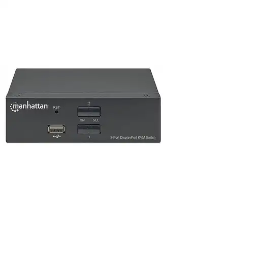 Manhattan 153546 interruptor KVM Negro