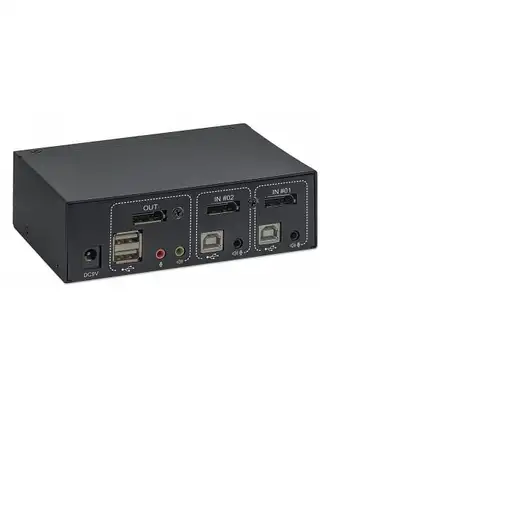 Manhattan 153546 interruptor KVM Negro