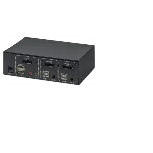 Manhattan 153546 interruptor KVM Negro