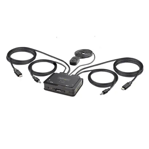 StarTech.com C2-D46-UC2-CBL-KVM interruptor KVM Negro StarTech.com C2-D46-UC2-CBL-KVM interruptor KVM Negro