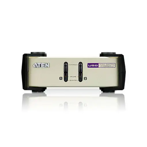 ATEN Switch KVM VGA PS/2-USB de 2 puertos