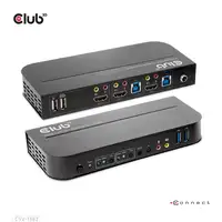 CLUB3D CSV-1382 interruptor KVM Negro CLUB3D CSV-1382 interruptor KVM Negro