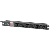 Techly 023776 base múltiple 2 m 12 salidas AC Interior Negro Techly 023776 base múltiple 2 m 12 salidas AC Interior Negro