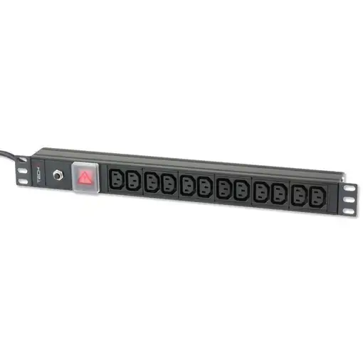 Techly 023776 base múltiple 2 m 12 salidas AC Interior Negro Techly 023776 base múltiple 2 m 12 salidas AC Interior Negro