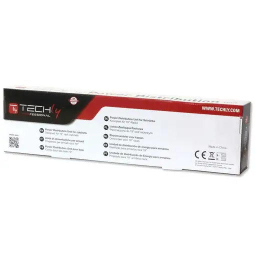Techly 023776 base múltiple 2 m 12 salidas AC Interior Negro