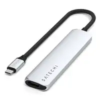 Satechi ST-P6SS hub de interfaz USB Tipo C 10000 Mbit/s Plata