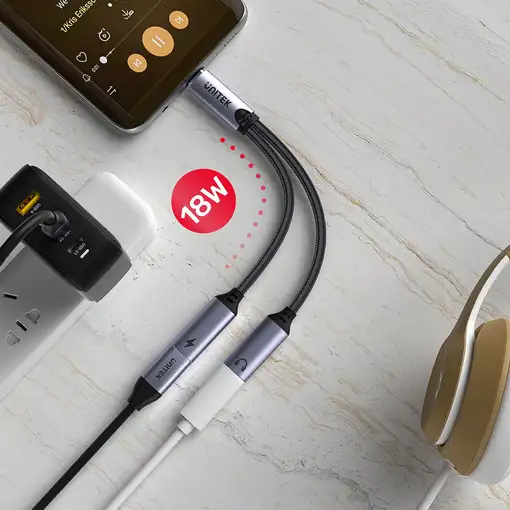 UNITEK M206A accesorio para teléfono móvil o smartphone Adaptador de audio