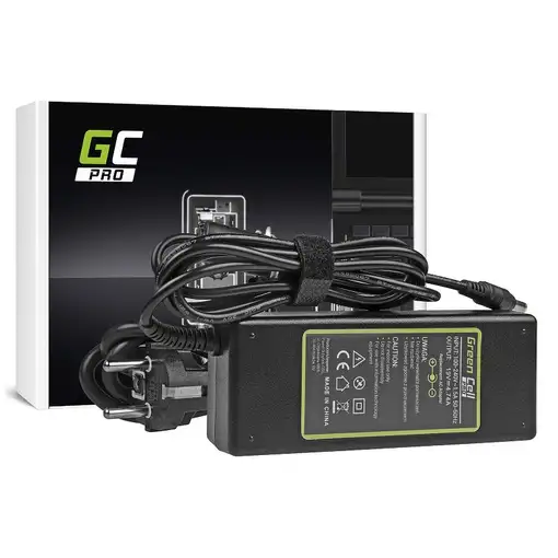Green Cell AD14P adaptador e inversor de corriente Interior 90 W Negro
