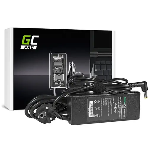 Green Cell AD02P adaptador e inversor de corriente Interior 90 W Negro Green Cell AD02P adaptador e inversor de corriente Interior 90 W Negro