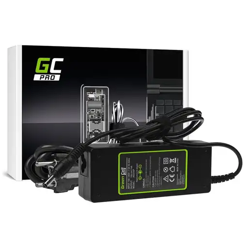 Green Cell AD27AP adaptador e inversor de corriente Interior 90 W Negro