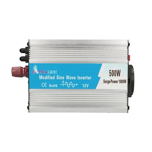 Extralink Convertidor de voltaje OPIM-500W 12V, 500W onda sinusoidal modificada